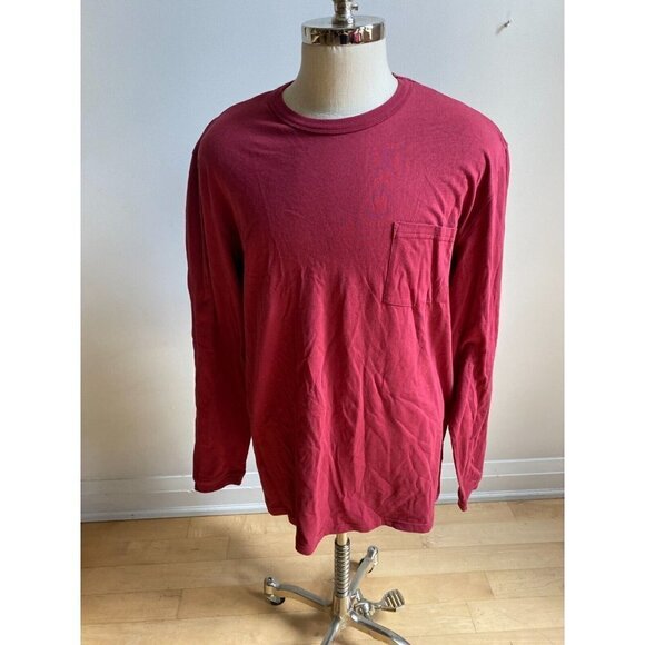 GLOBE "Every damn day" top Mens long sleeve tshirt rhubarb - Picture 2 of 7